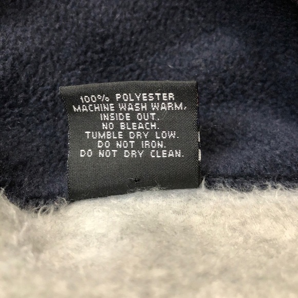 USA Olympics Light Gray Fleece Full Zip Vest W/ Pockets - Size Large - Picture 3 of 5